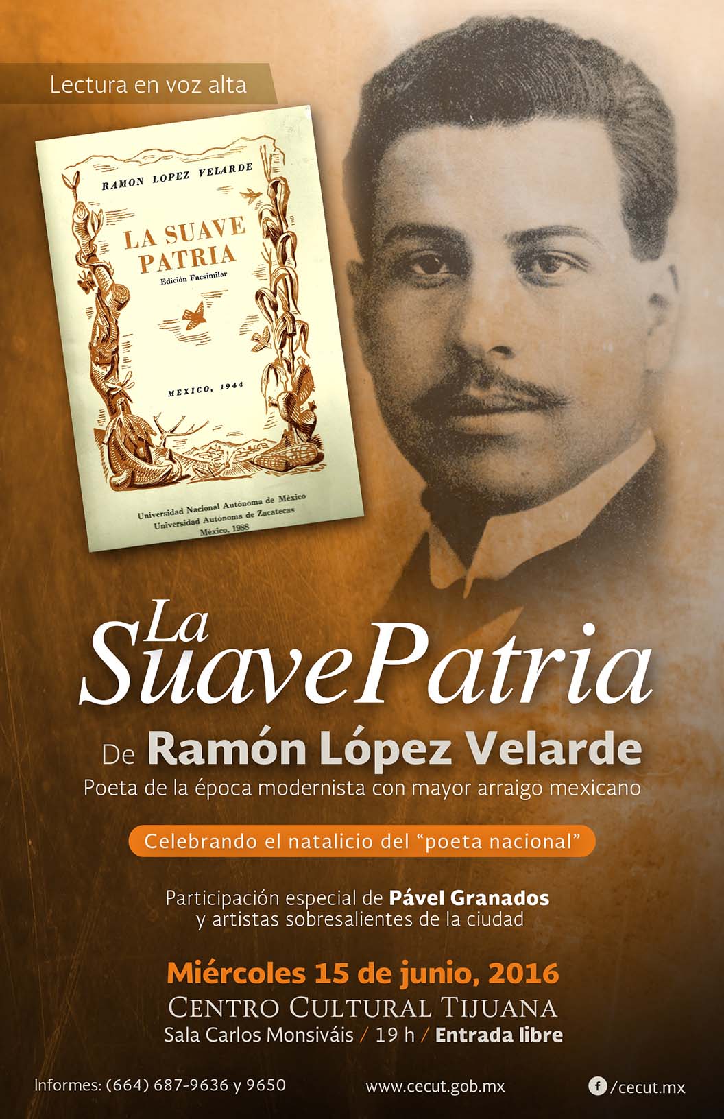 Versos De La Suave Patria Del Poeta Ramón López Velarde Serán Leidos En El Cecut Guardián