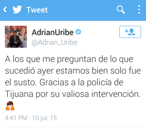 Adrian uribe twitter