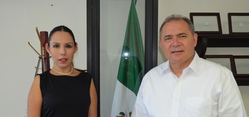 Presidenta de la CEDH y senador Antonio Blásquez dialogan temas de Derechos Humanos