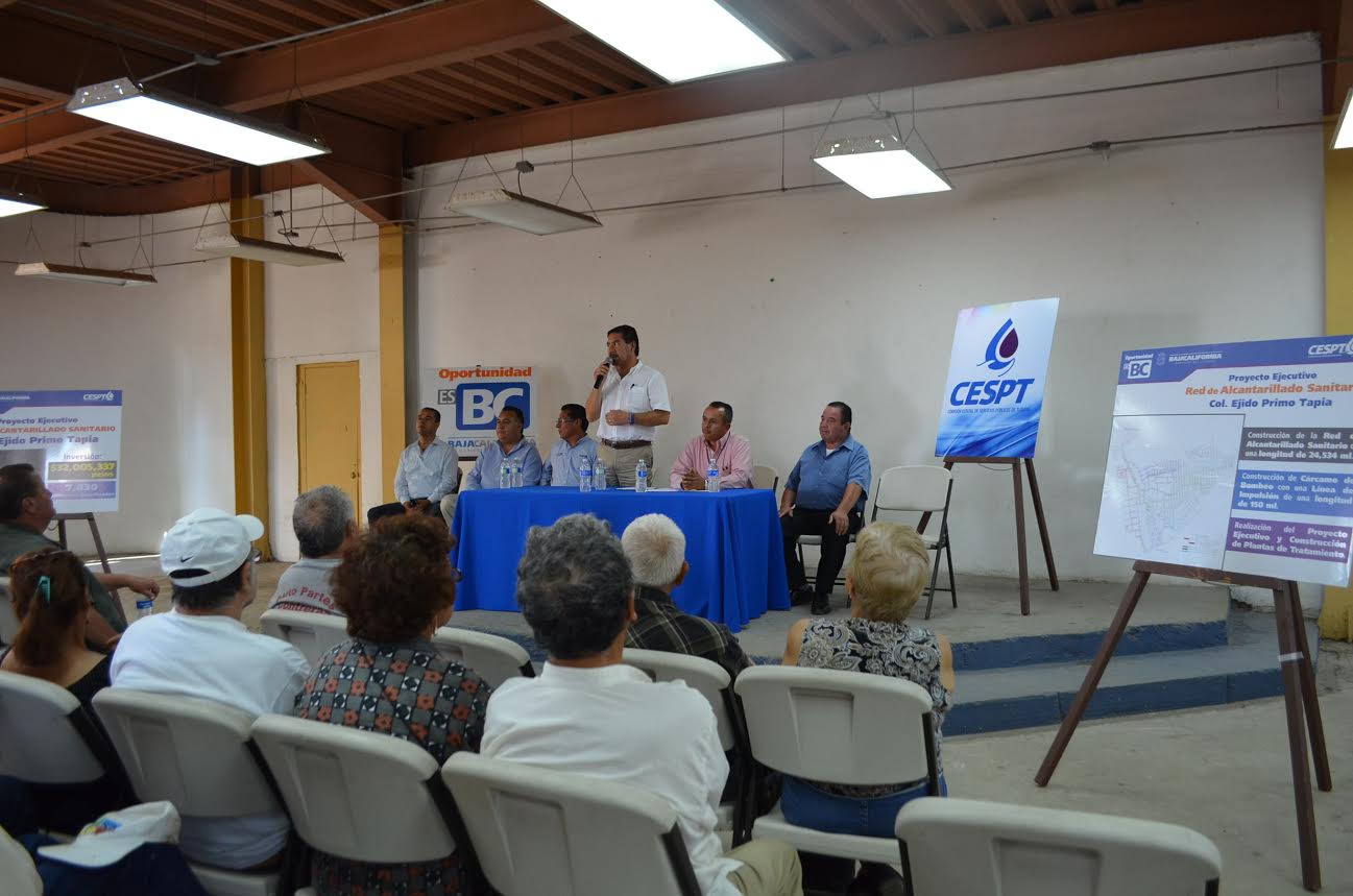 Presentan proyecto ejecutivo a residentes del Ejido Primo Tapia