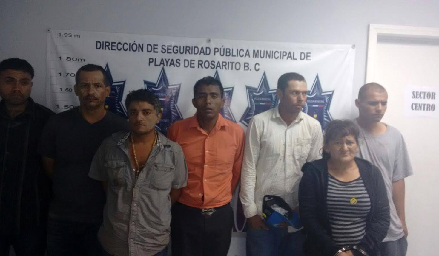 Libera la DSPM de Rosarito a hombre maniatado; frustra probable homicidio y detiene a 7 sujetos