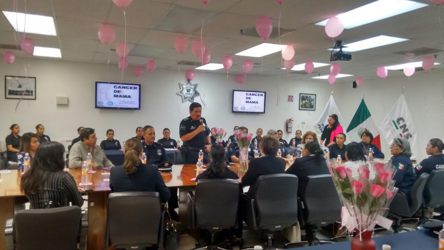 Policía Federal preside reunión sobre el cáncer de mama