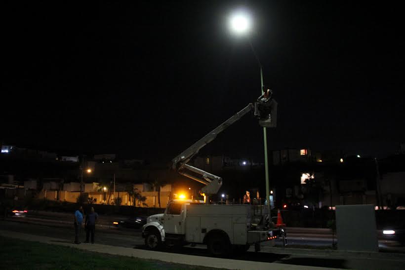 Municipio inicia con la reparación de luminarias
