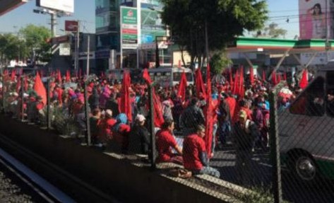 Manifestantes provocan caos vial en Tlalpan y Ermita Iztapalapa