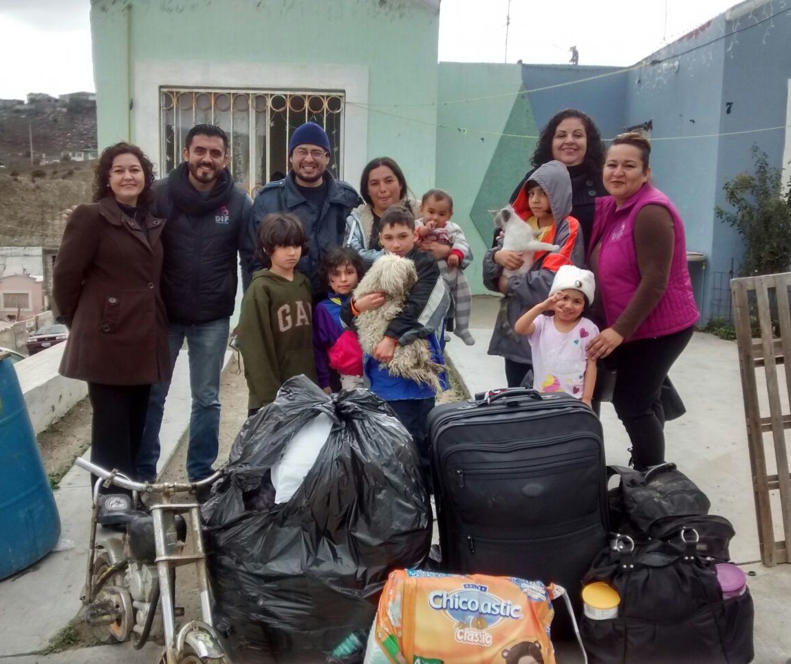 Familia comienza de nuevo; DIF Tijuana los apoya