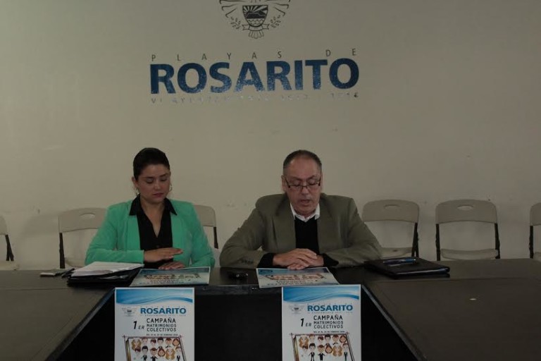 Anuncian campaña de “Matrimonios Colectivos 2016” en Rosarito