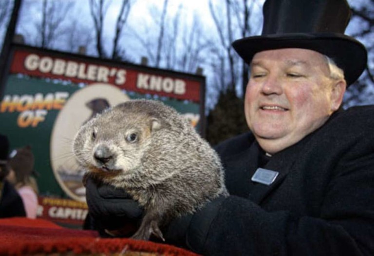 La marmota Phil predice que la primavera ya está en camino