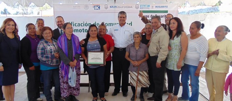 Certifican como saludable a la colonia Morelos en Rosarito