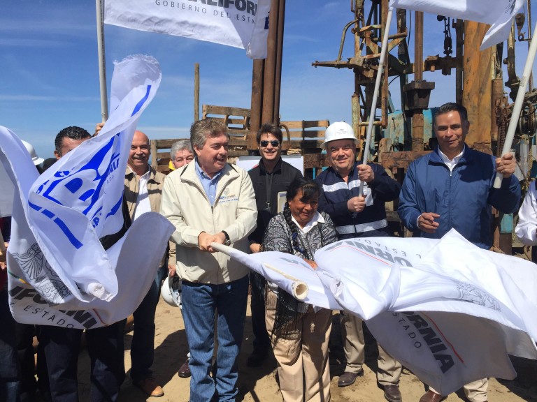 Dan inicio de obra de la planta desalinizadora de agua en San Quintín