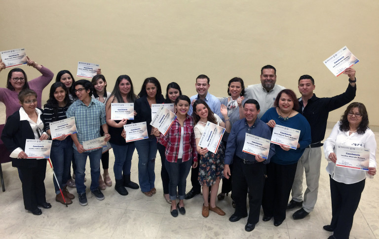 Concluye curso de lectoescritura braille en Mexicali