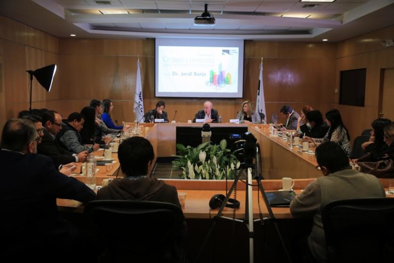 Imparte el Dr. Jordi Borja conferencia “Ciudades y Ciudadanía” en El Colef
