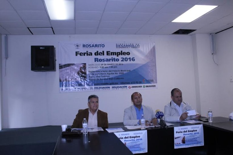 Más de 30 empresas ofertarán sus vacantes en la “Feria del Empleo Rosarito 2016”