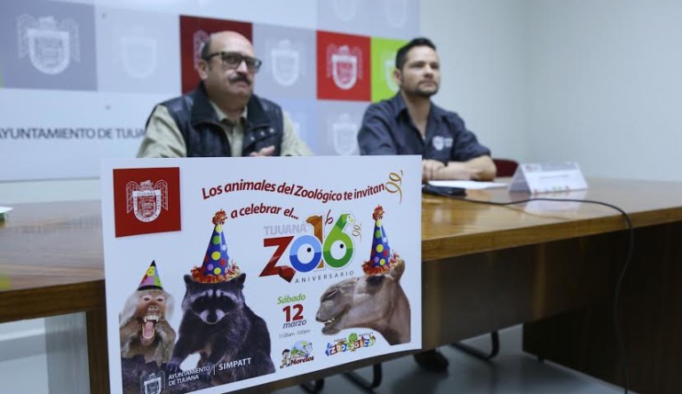 Invitan al festejo del 16 aniversario del Zoológico de Tijuana