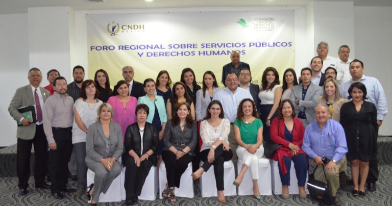 Concluye Foro Regional sobre Servicios Públicos y Derechos Humanos