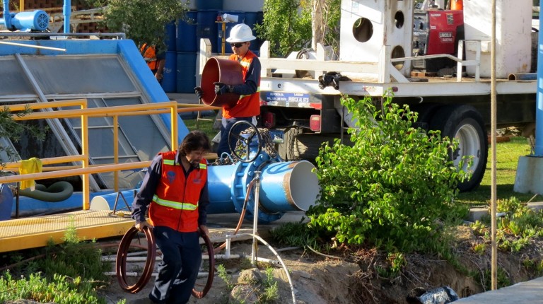 Llega agua potable hasta el fraccionamiento Los Arcos en Tecate