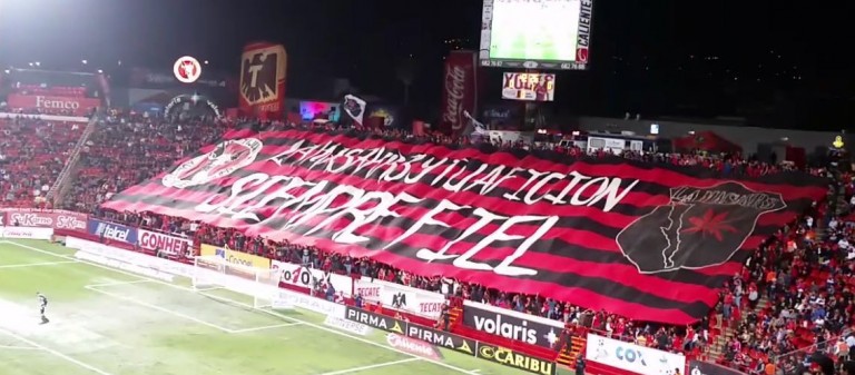 Incondicional apoyo de los seguidores del Club Tijuana en el Clausura 2016