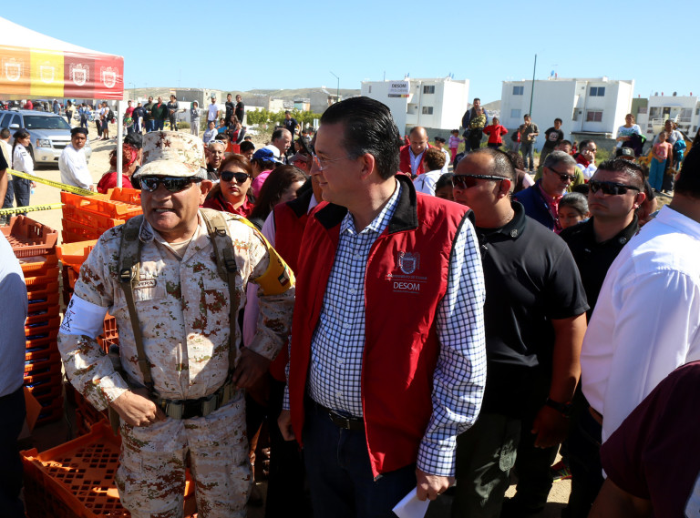 Ejército Mexicano y Ayuntamiento de Tijuana realizan jornada de servicios en Los Valles