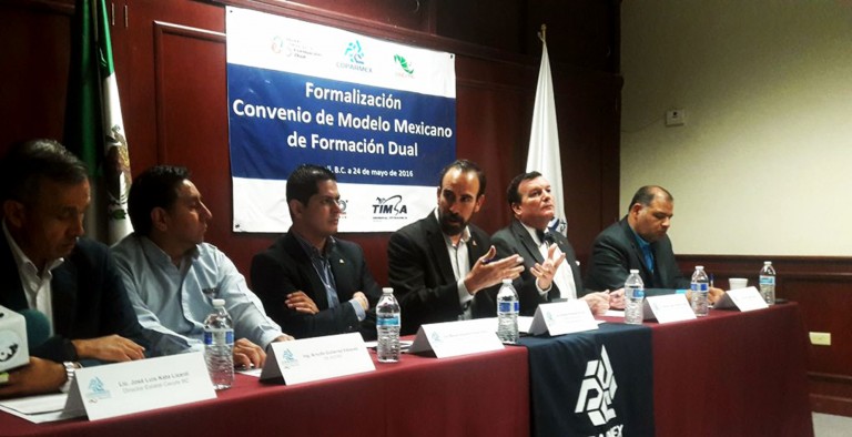 Impulsa Coparmex Tijuana el modelo Mexicano de formación dual en Mexicali