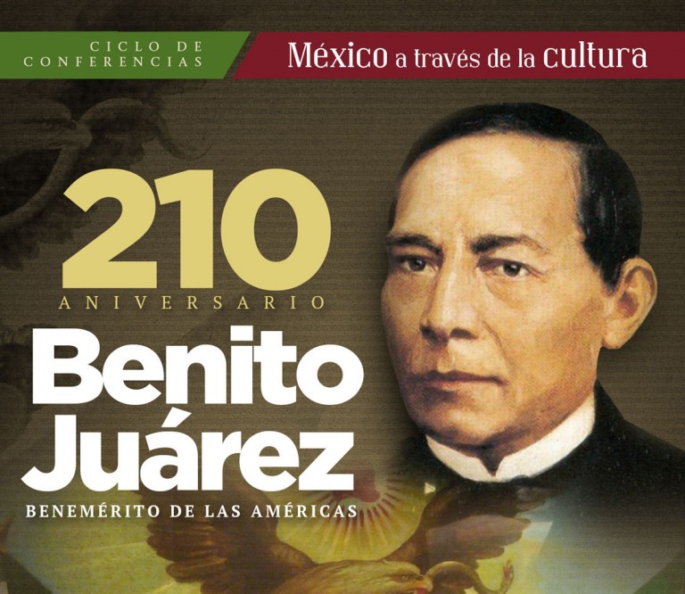 Benito Juárez será recordado, en el Cecut, en el marco del 210 Aniversario de su Natalicio