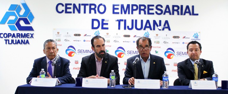 Tijuana será sede del “Seminario de presidentes  y directores Coparmex 2016”