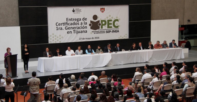 Programa Especial de Certificación permitirá combatir el rezago educativo en Tijuana