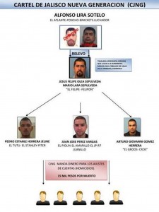 ORGANIGRAMA DELICTIVO CJNG