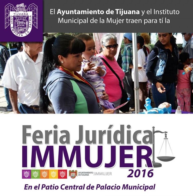 Gobierno municipal y asociaciones civiles invitan a Feria Jurídica de Immujer