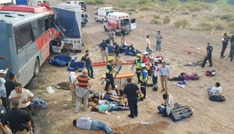 Choque carretero deja 11 muertos en Chihuahua