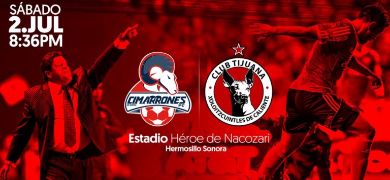Partido amistoso de pretemporada el próximo 2 de Julio en el Estadio Héroe de Nacozari