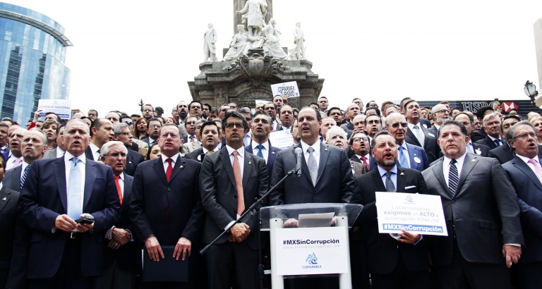Demanda Coparmex a legisladores erradicar la corrupción de México
