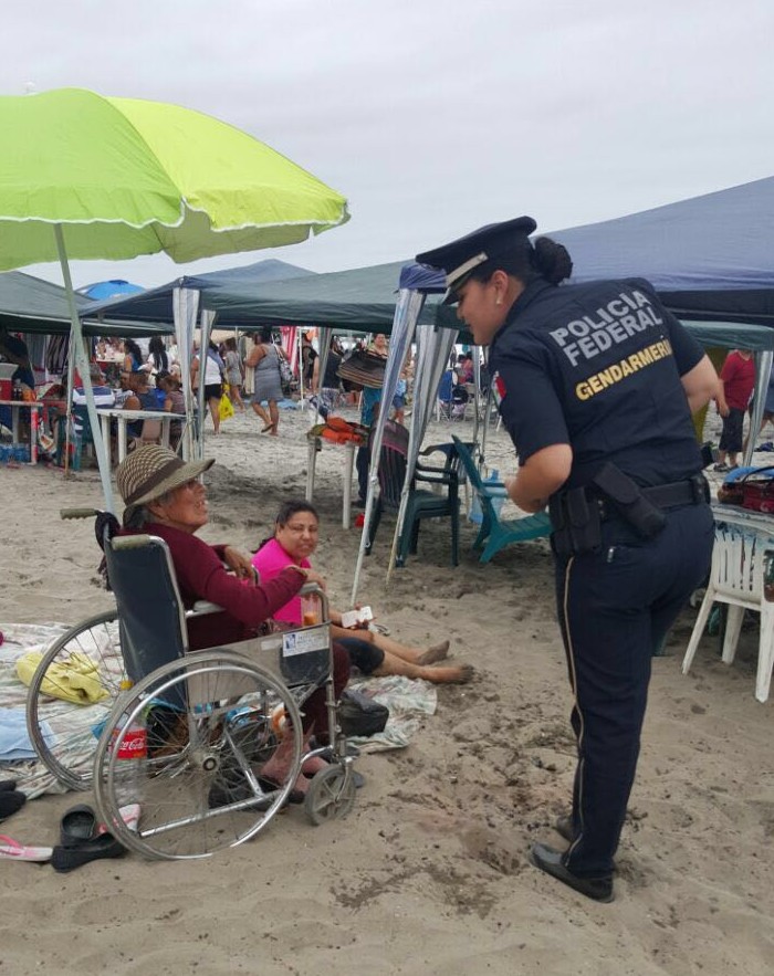 Gendarmería fortalece la vinculación y proximidad social en playas del municipio de Tijuana