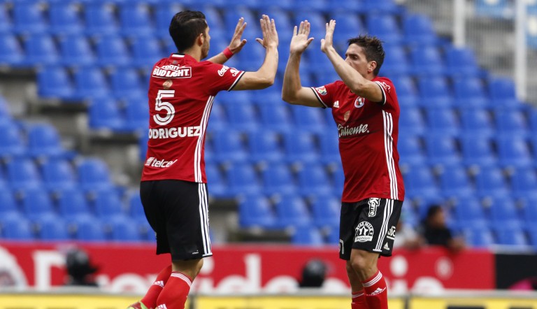 El mediocampista Xoloitzcuintle marcó su primer gol en el futbol mexicano ante el Puebla FC