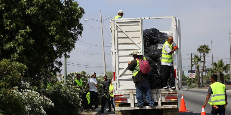 Gobierno municipal retira cuatro toneladas de basura