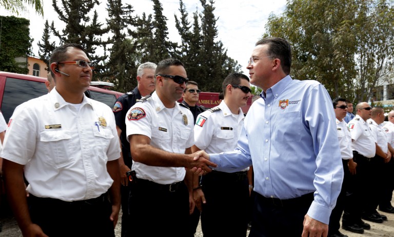 Jorge Astiazarán inicia trabajos de construcción de la estación de Bomberos número 17