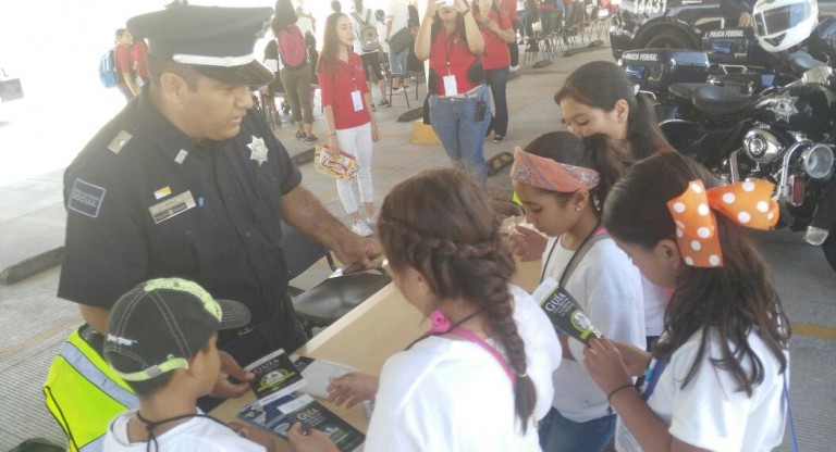 Policía Federal recibió en sus instalaciones a niños del Centro de Rehabilitación Infantil Teletón en Baja California