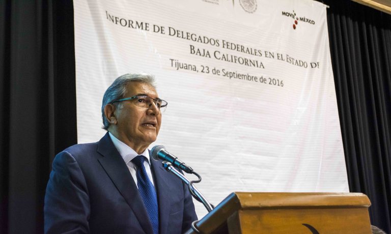 Presenta C.P. Rufo Ibarra Batista informe delegacional de la Secretaría de Economía en BC
