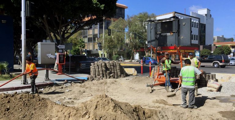 Reconstrucción  de avenida Río Tijuana  presenta avances