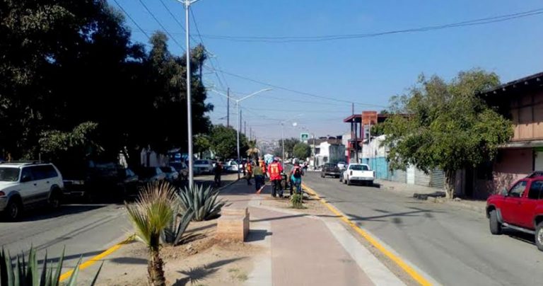 Ayuntamiento de Tijuana lleva a cabo Jornada  de limpieza y pintura en Zona Centro
