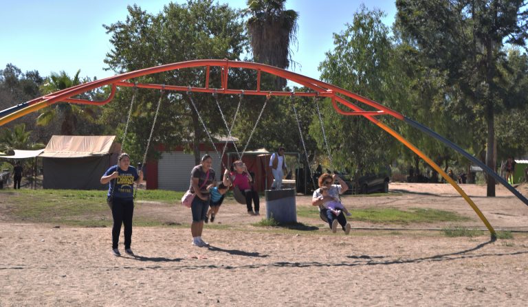 Rehabilitan Juegos Infantiles del Parque Morelos  y Parque de la amistad