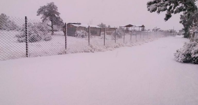 Por nevada, cerradas las carreteras libre y de cuota hacia Mexicali