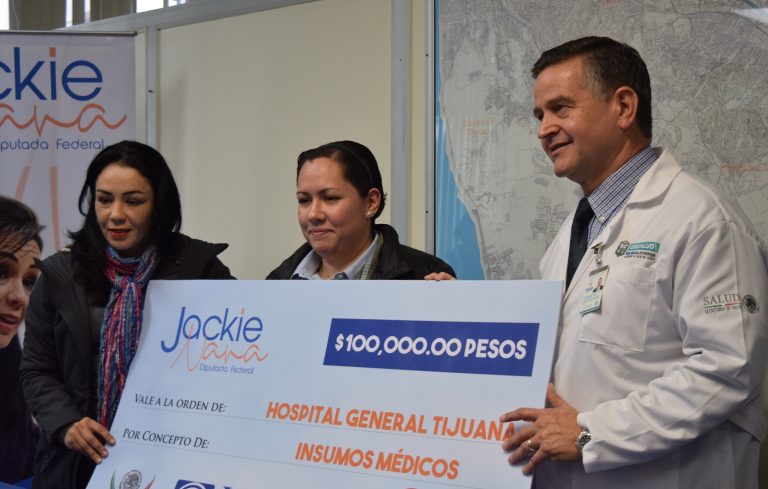 Recibe Patronato donativo para reforzar atención médica en Hospital General de Tijuana