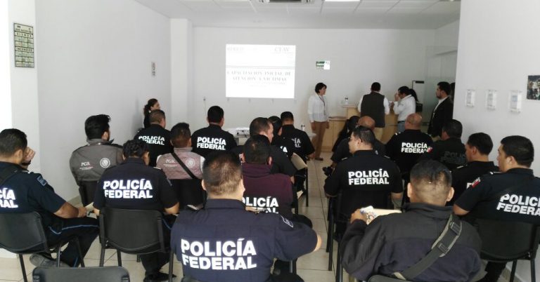 Policía Federal recibe capacitación sobre atención a víctimas de delitos