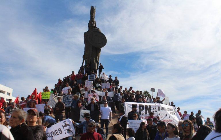 Bajacalifornianos a favor de las manifestaciones