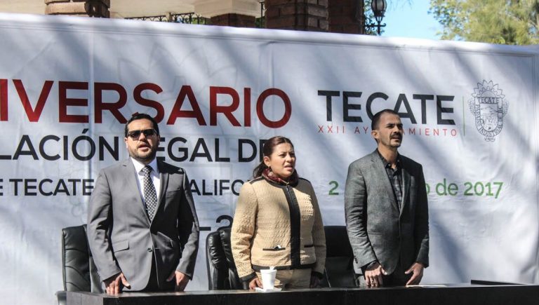 Conmemoran el 63 aniversario de la creación del Ayuntamiento de Tecate