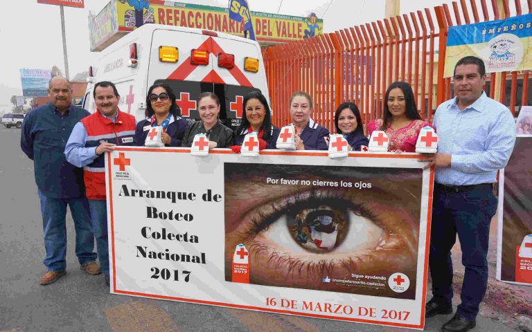 Inaugura Myrna Andrade Rincón el arranque del boteo de  la Colecta Anual de Cruz Roja