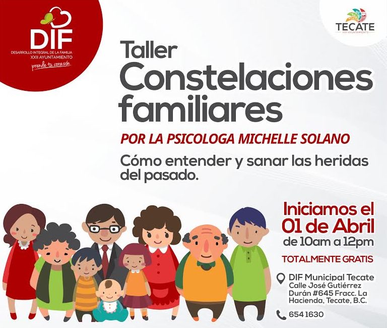 Invita DIF Tecate a taller Constelaciones Familiares