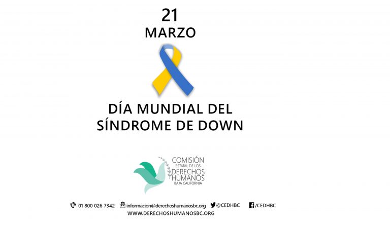 Pide CEDHBC eliminar discriminación y fomentar la inclusión de las personas con Síndrome de Down