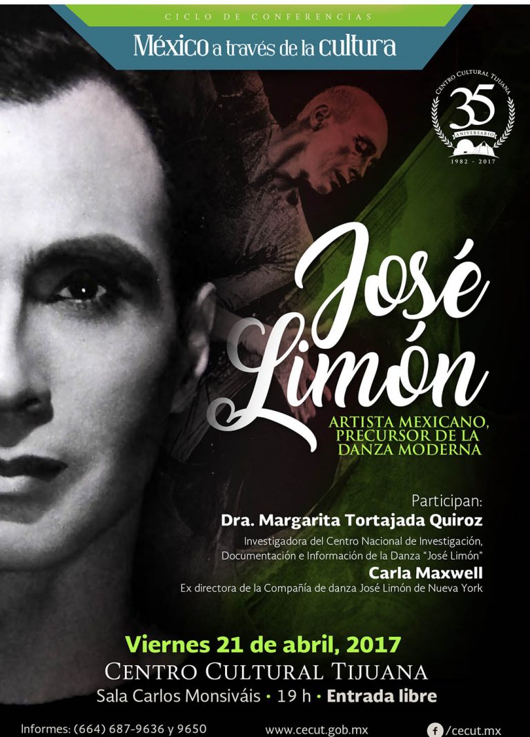 Cecut dedica a José Limón su ciclo de conferencias México a través de la cultura