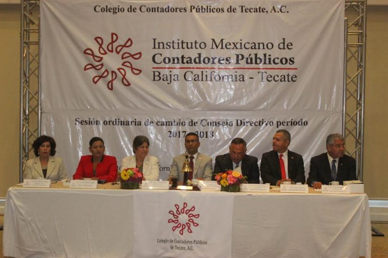 Tomó protesta el nuevo consejo directivo del Colegio de Contadores Públicos Tecate A.C.