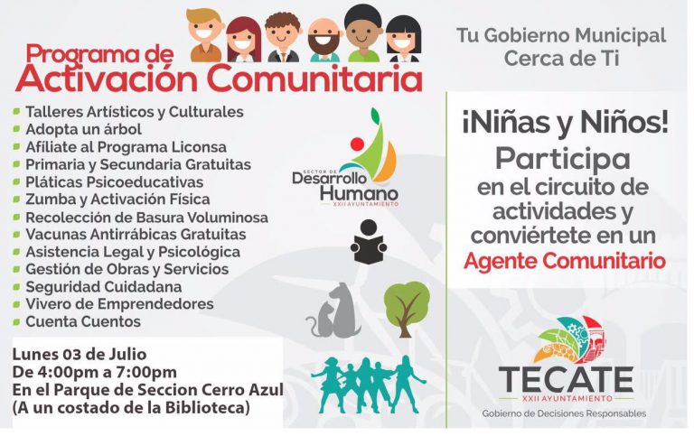 Ayuntamiento llevará el Programa de Activación Comunitaria a Cerro Azul